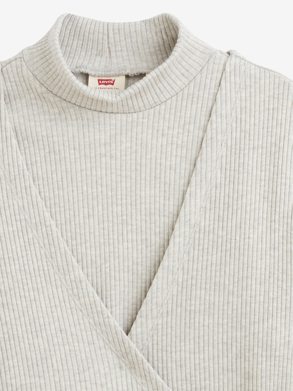 Levi's® Béžový dámsky rebrovaný zavinovací sveter/top 2v1 Levi's®