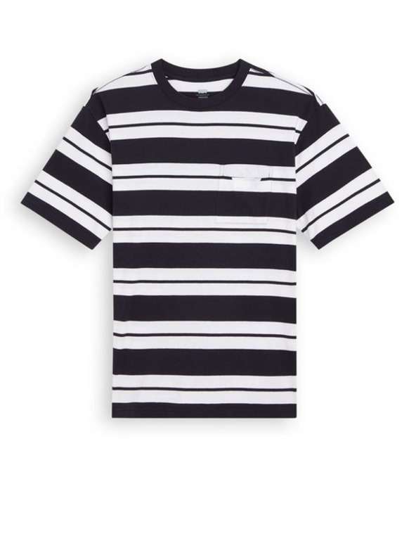 Levi's® Biele pánske tričko Levi's® Stay Loose Graphic PKT T Stripe Shirt