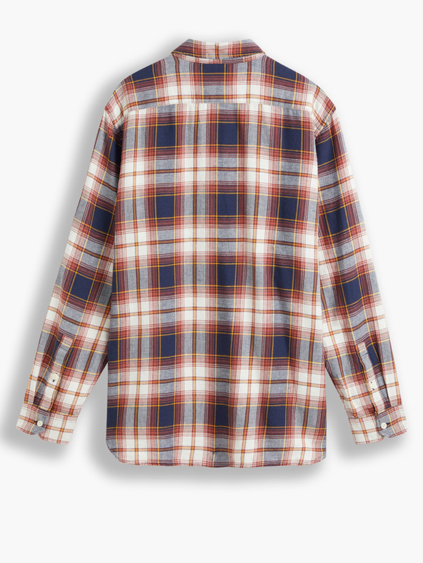 Levi's® Bielo-modrá kockovaná košeľa Levi's® Jackson Worker unisex