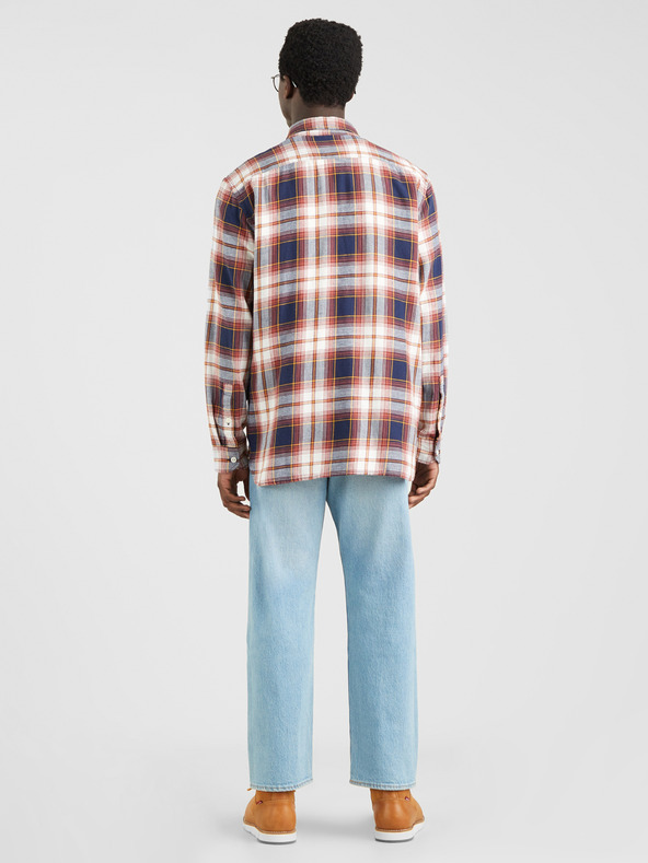 Levi's® Bielo-modrá kockovaná košeľa Levi's® Jackson Worker unisex