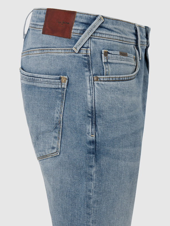 Pepe Jeans Svetlomodré pánske džínsy rovného strihu Pepe Jeans