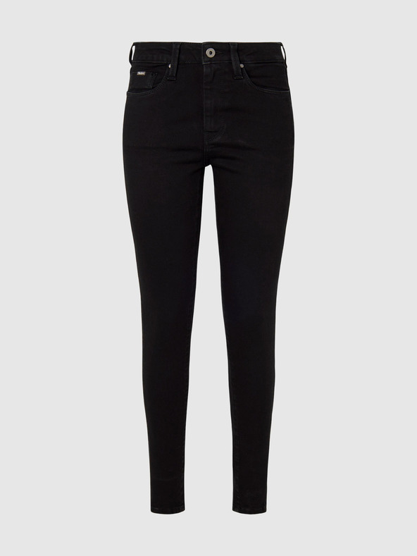 Pepe Jeans Čierne dámske slim fit džínsy Pepe Jeans