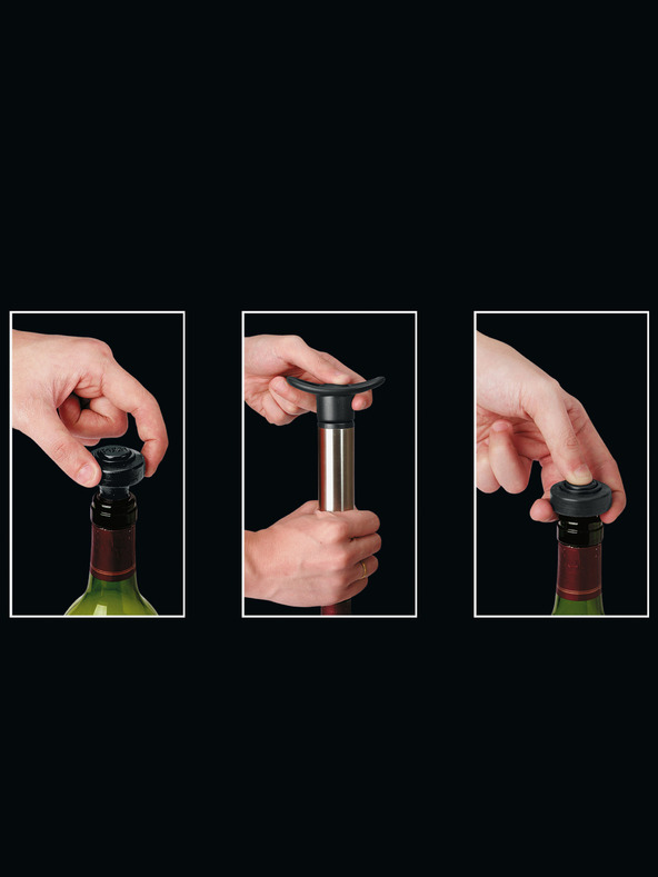 Cilio Vákuová pumpa s dvoma uzávermi na víno Cilio