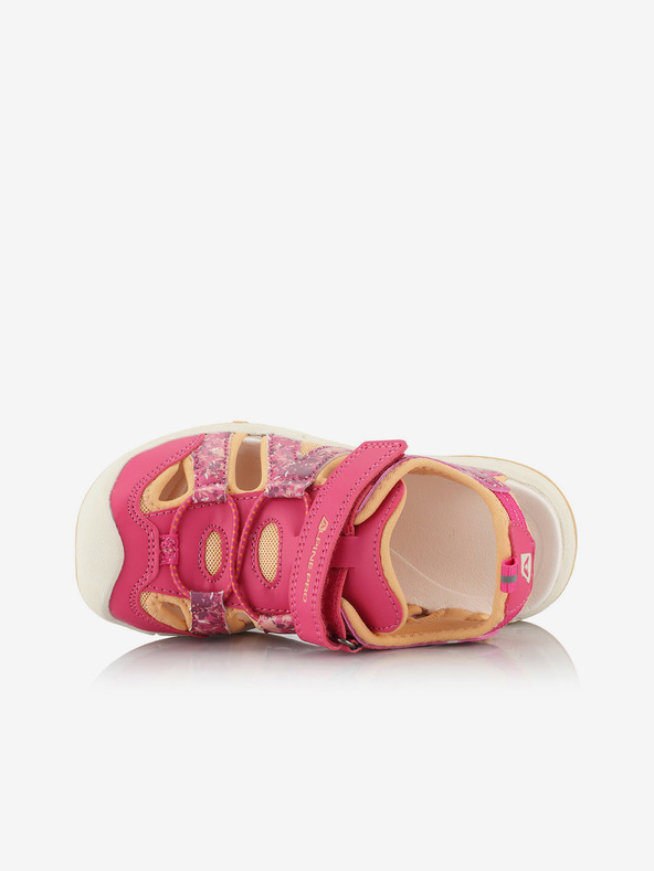 ALPINE PRO Ružové dievčenské outdoorové sandále ALPINE PRO Grobo