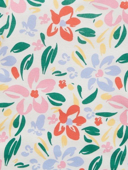 GAP Detské krátke pyžamo floral GAP
