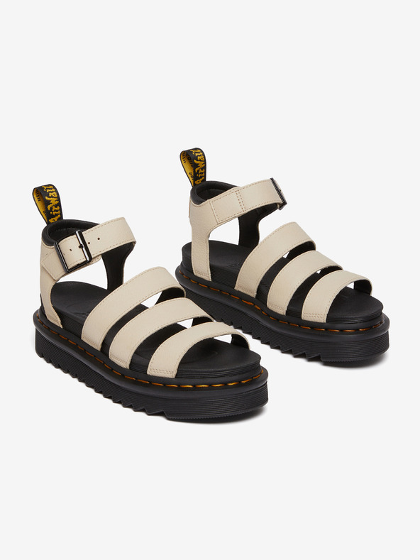 Dr. Martens Béžové dámske sandále na platforme Dr. Martens Blaire
