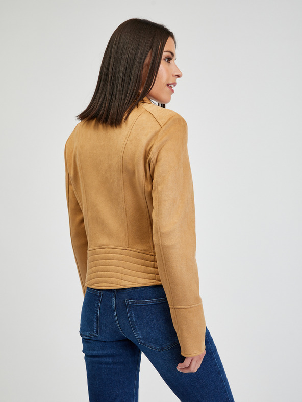 Orsay Svetlo hnedý dámsky krivák v semišovej úprave ORSAY Tina