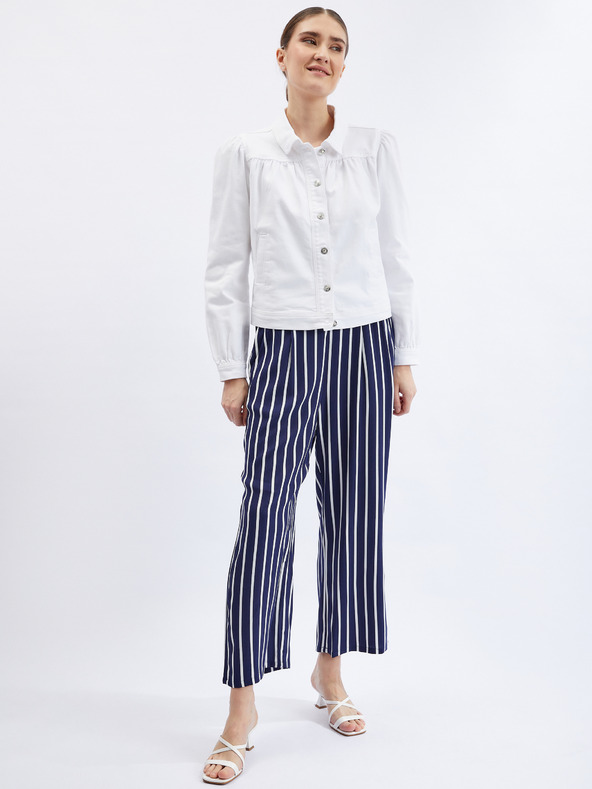 Orsay Biela dámska džínsová bunda ORSAY