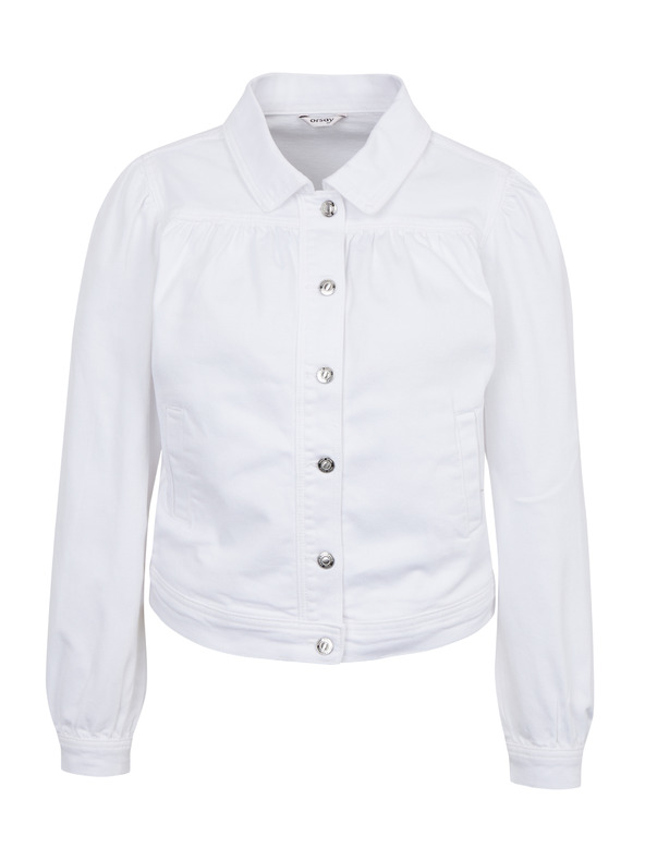 Orsay Biela dámska džínsová bunda ORSAY