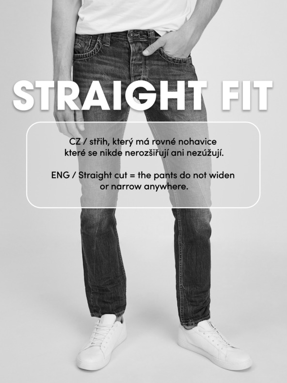GAP Džínsy straight taper GapFlex GAP