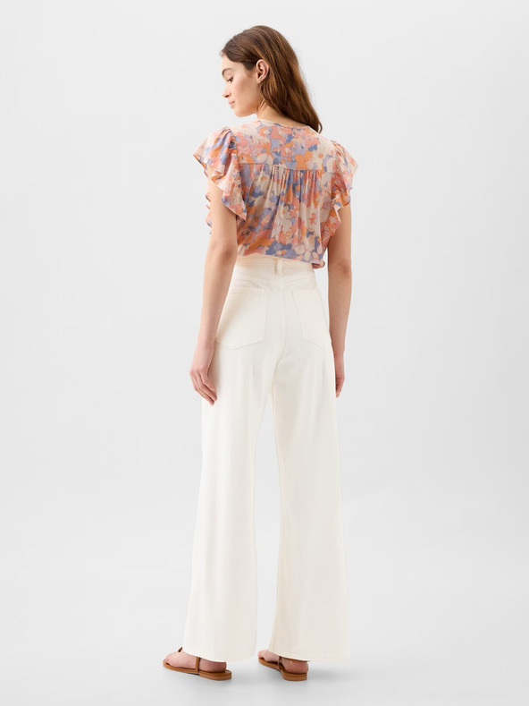 GAP Džínsy Wide Leg High Rise GAP