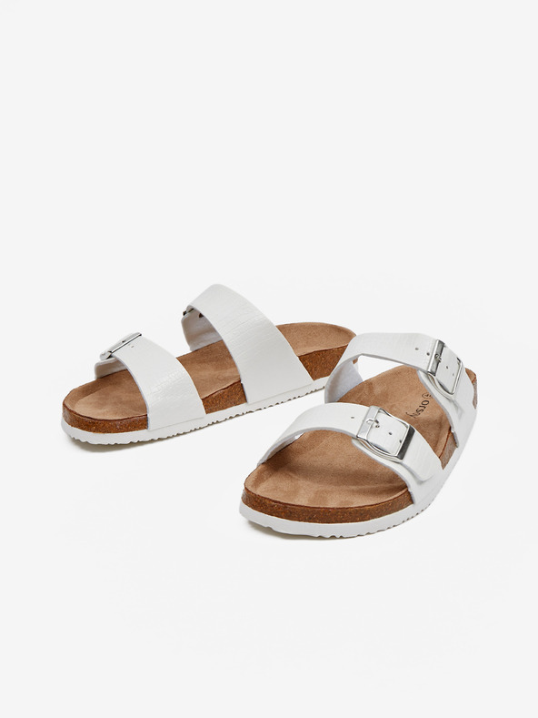 Orsay Biele dámske šľapky ORSAY