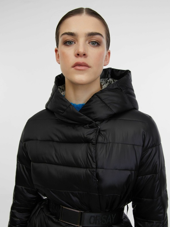 Orsay Čierna dámska prešívaná bunda ORSAY