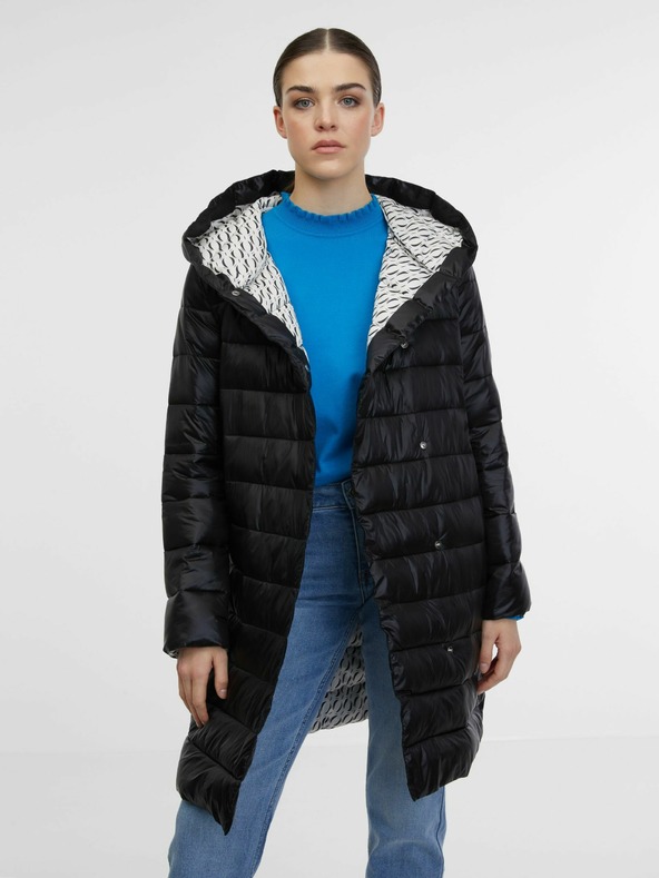 Orsay Čierna dámska prešívaná bunda ORSAY