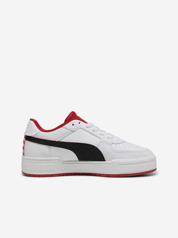 Puma Biele kožené tenisky Puma Ferrari CA Pro