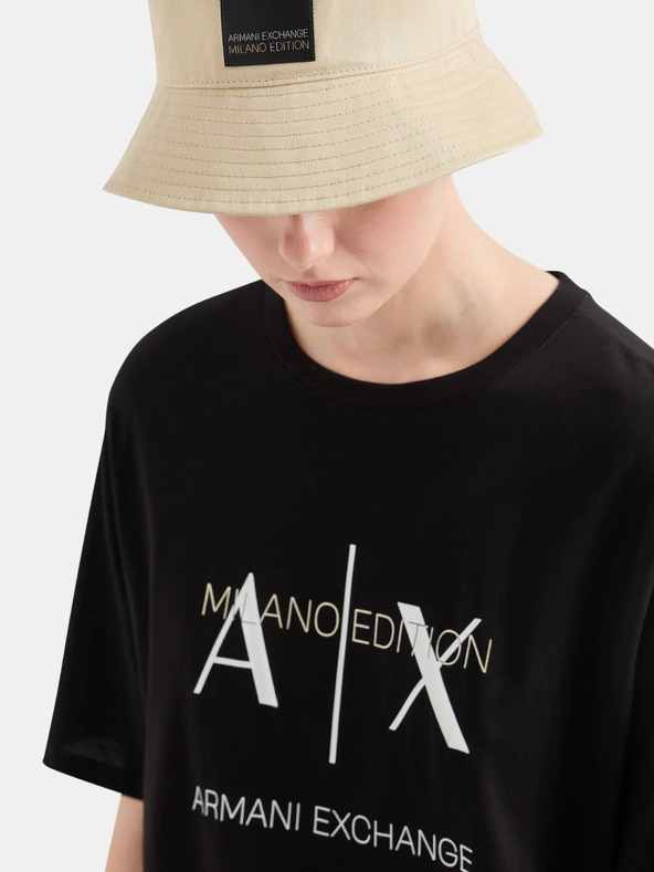 Armani Exchange Čierne dámske šaty Armani Exchange