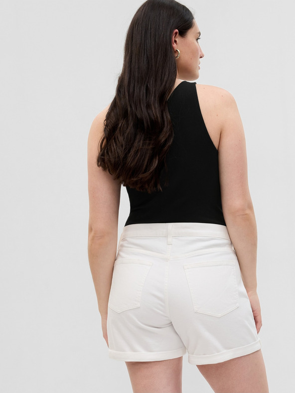 GAP Džínsové kraťasy girlfriend GAP