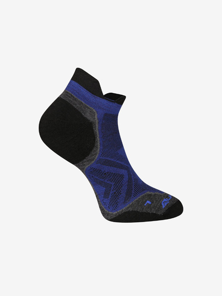 ALPINE PRO Modré ponožky z merino vlny ALPINE PRO Werde