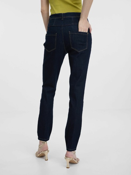 Orsay Tmavomodré dámske skinny džínsy ORSAY