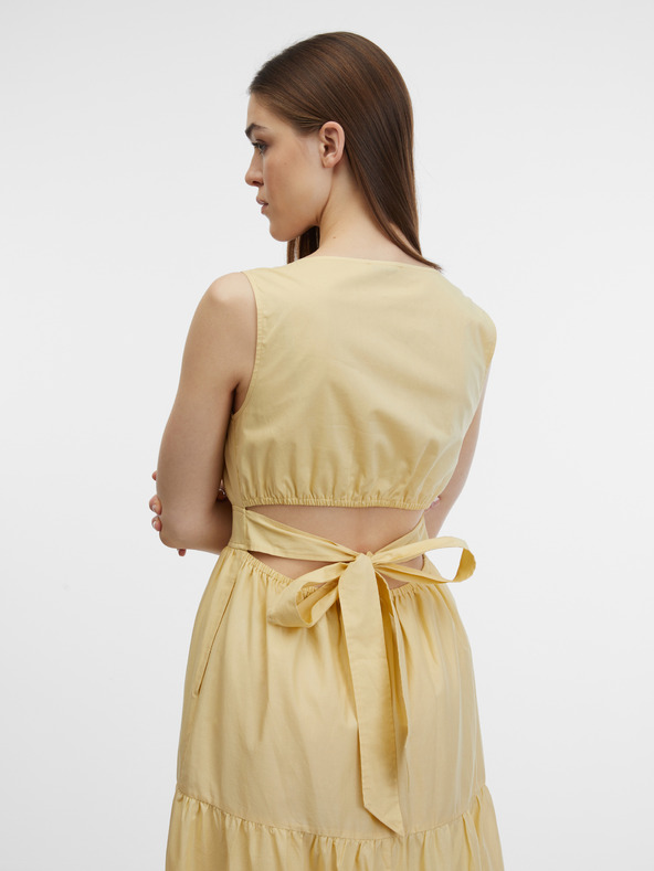 Orsay Žlté dámske šaty ORSAY