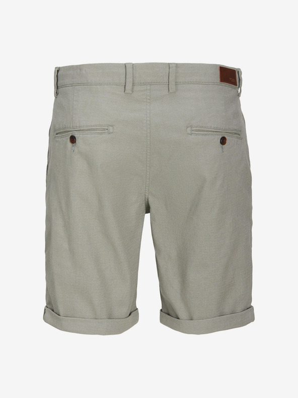 Jack & Jones Zelené pánske chino šortky Jack & Jones Fury