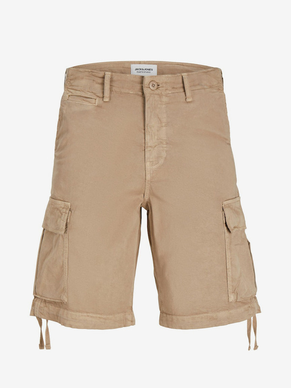 Jack & Jones Béžové pánske kargo šortky Jack & Jones Cole