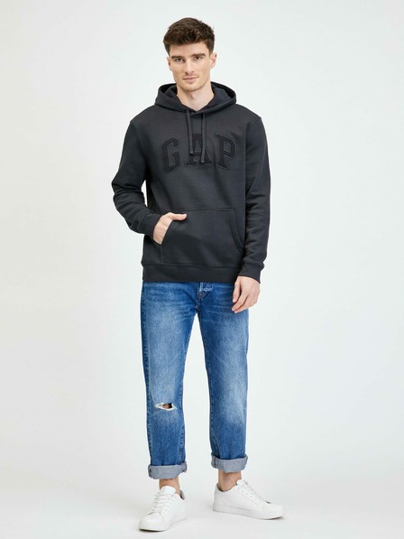 GAP Mikina fleece logo Gap kapucňa GAP