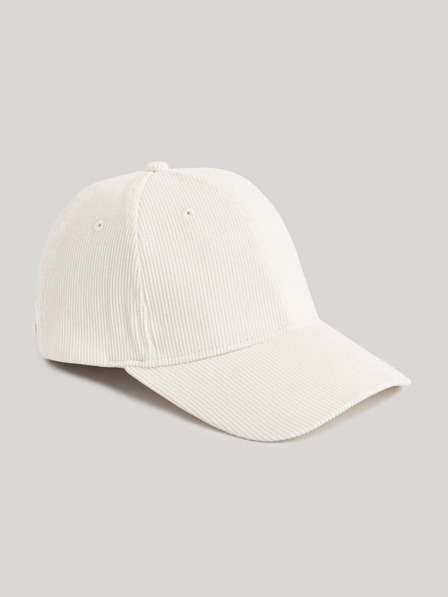 Celio Biela manšestrová čiapka unisex Celio Cicapcord