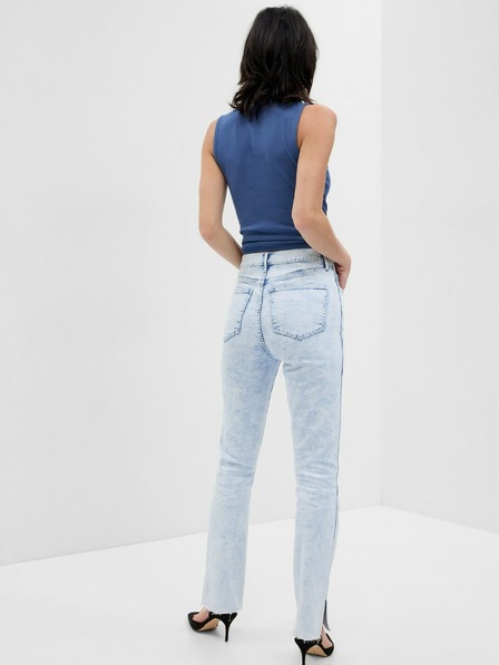 GAP Džínsy High Rise Slim Vintage Split-Hem GAP