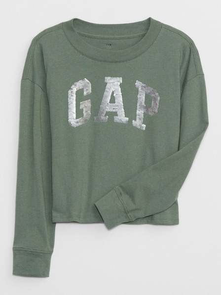GAP Detské tričko s metalickým logom GAP