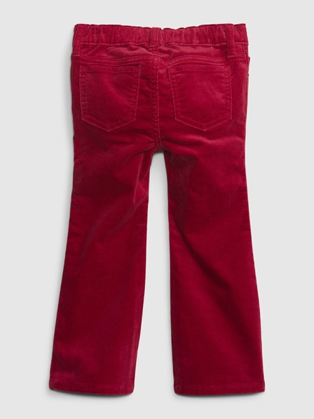 GAP Baby zamatové džínsy flare GAP