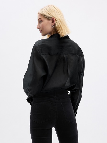 GAP Priesvitná košeľa oversize GAP