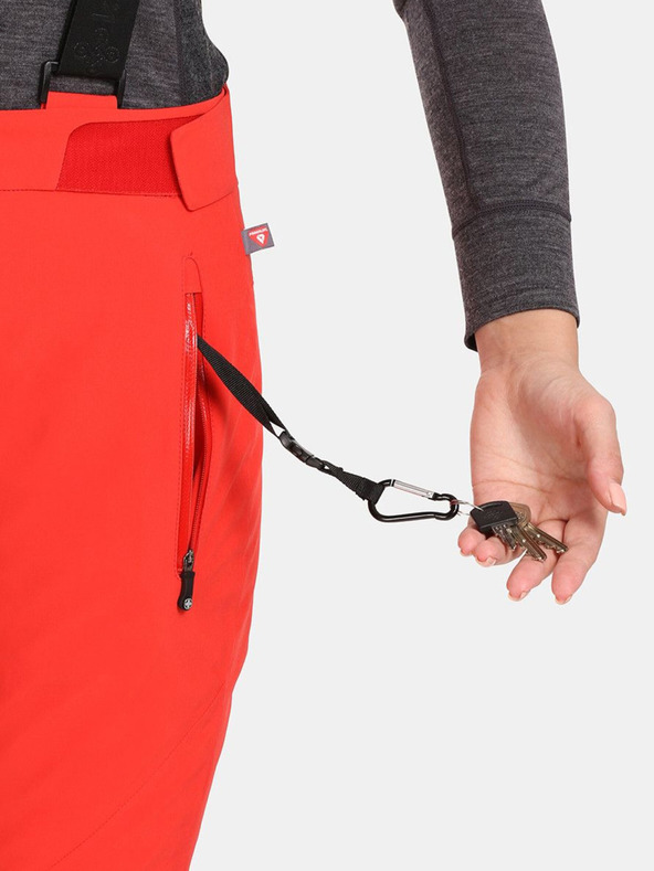 Kilpi Červené dámske lyžiarske nohavice Kilpi RAVEL