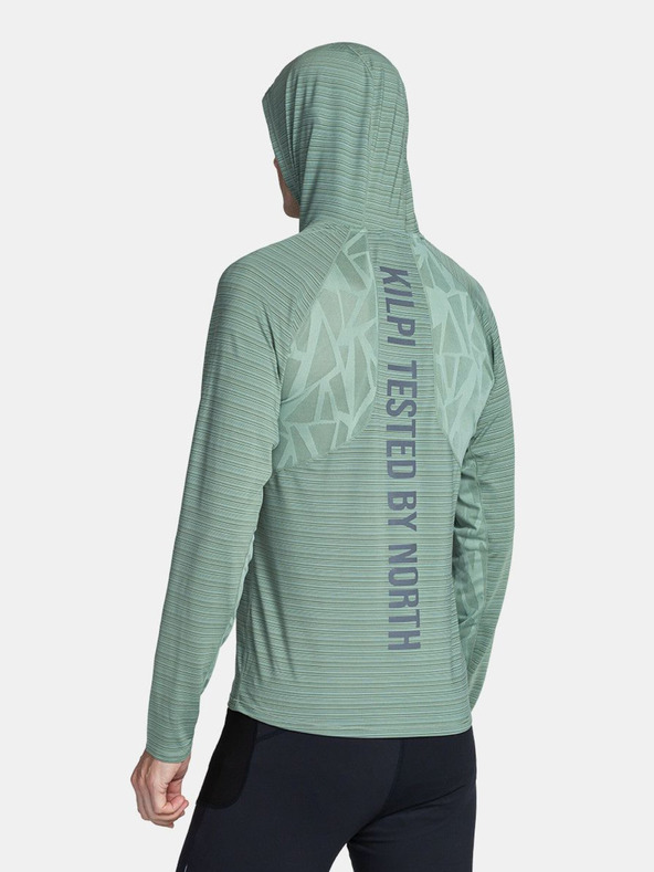 Kilpi Zelená pánska športová mikina Kilpi AILEEN