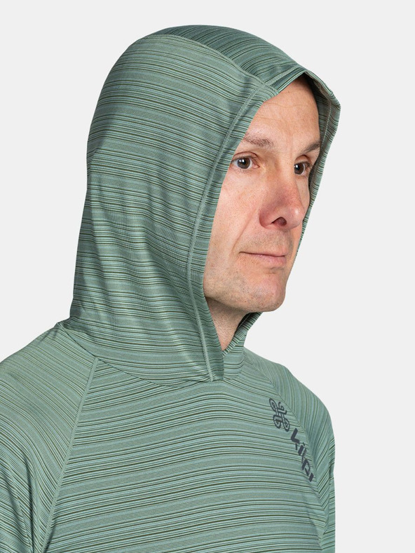 Kilpi Zelená pánska športová mikina Kilpi AILEEN