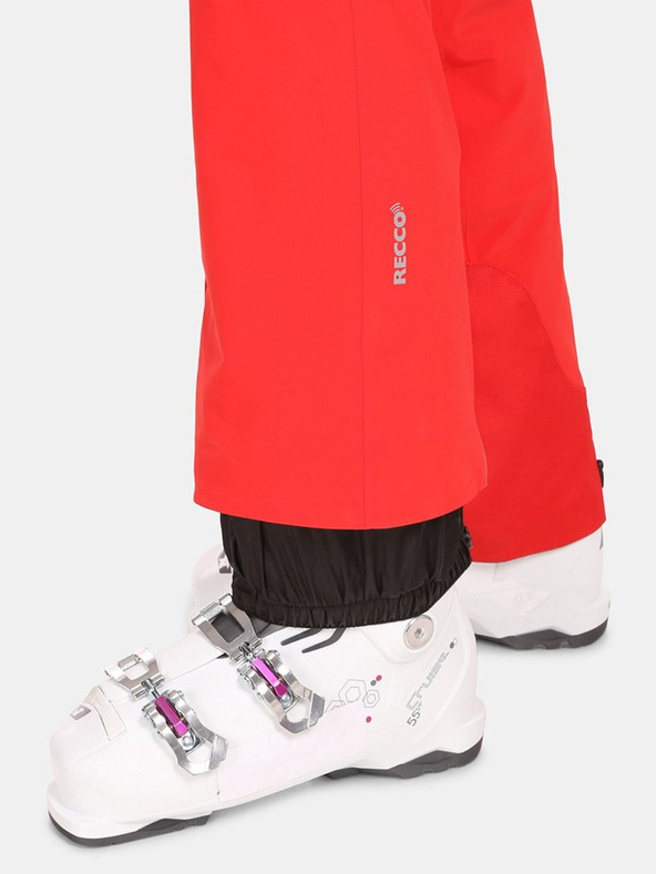 Kilpi Červené dámske lyžiarske nohavice Kilpi DAMPEZZO-W