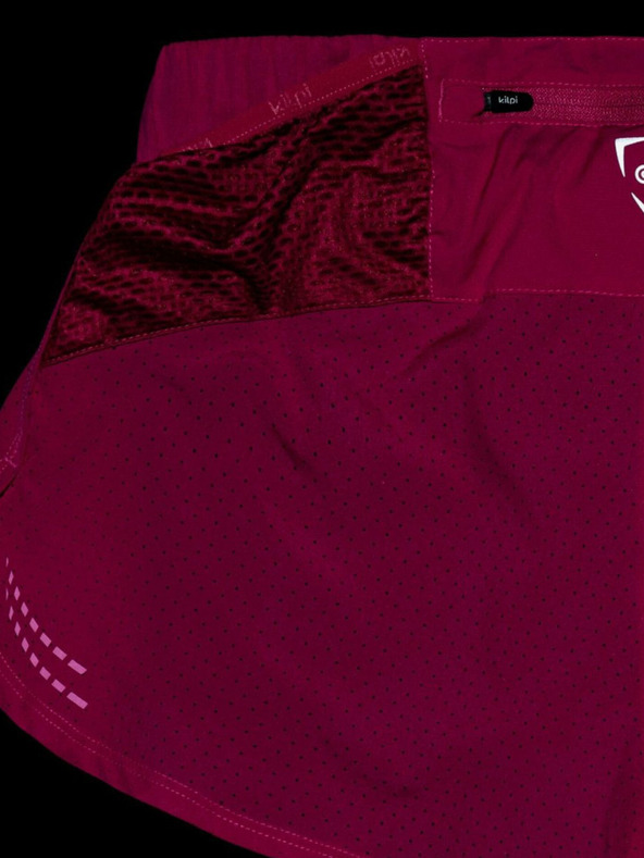 Kilpi Tmavoružové dámske športové šortky Kilpi BERGEN