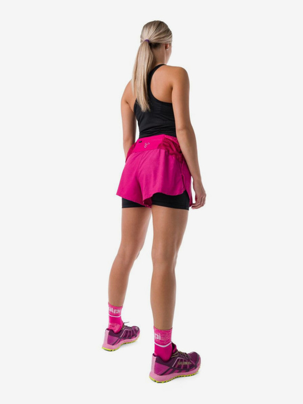 Kilpi Tmavoružové dámske športové šortky Kilpi BERGEN