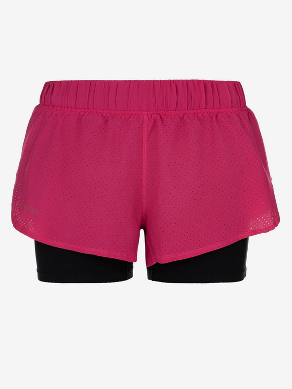 Kilpi Tmavoružové dámske športové šortky Kilpi BERGEN