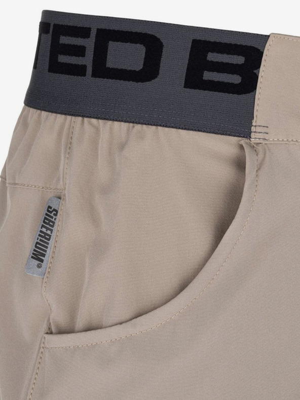 Kilpi Šedé a béžové pánske cyklistické šortky Kilpi Trackee