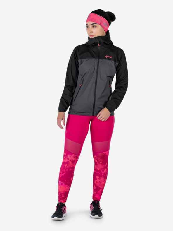 Kilpi Čiernošedá dámska športová bunda Kilpi HURRICANE