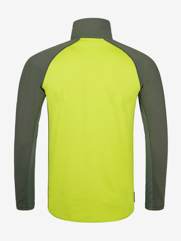 Kilpi Neónovo zelená pánska športová košeľa so stojacím golierom Kilpi WILLIE