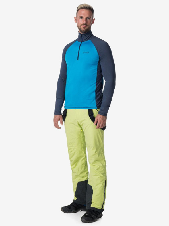 Kilpi Čierne pánske termo tričko so stojacím golierom Kilpi WILLIE