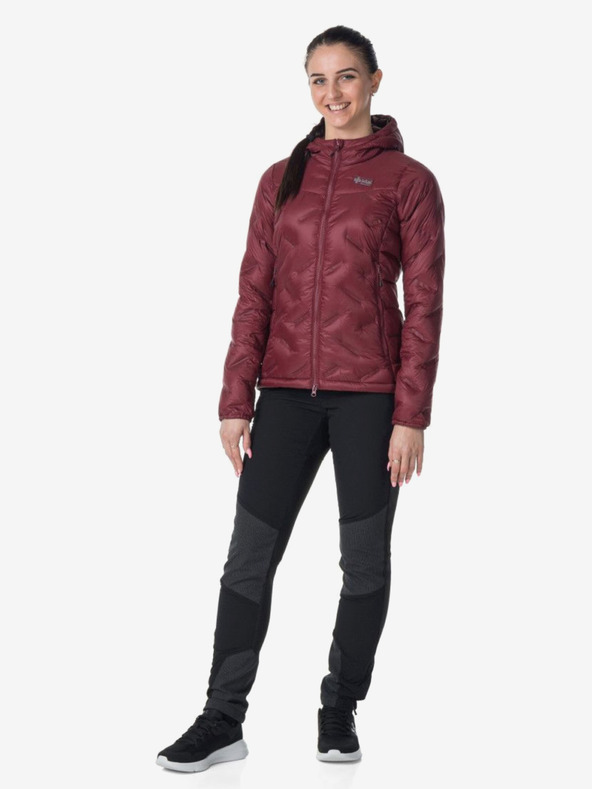 Kilpi Čierna dámska zimná páperová bunda Kilpi ALBERTA