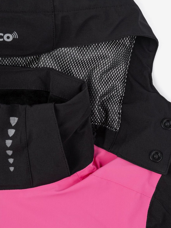 Kilpi Čierno-ružová dámska zimná lyžiarska bunda Kilpi HATTORI