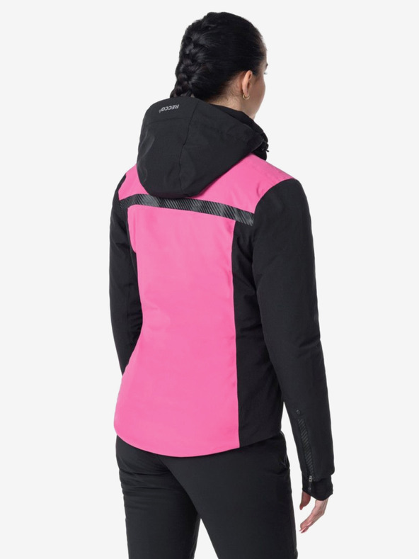 Kilpi Čierno-ružová dámska zimná lyžiarska bunda Kilpi HATTORI