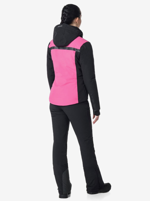 Kilpi Čierno-ružová dámska zimná lyžiarska bunda Kilpi HATTORI