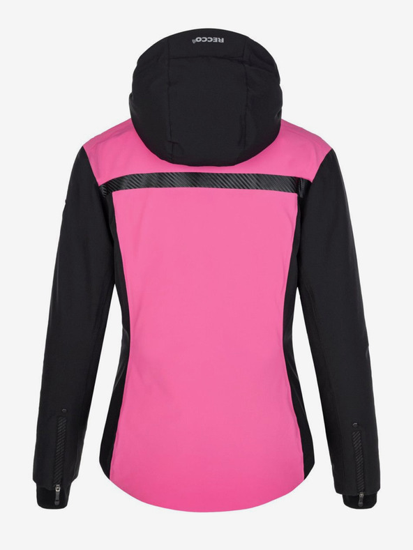 Kilpi Čierno-ružová dámska zimná lyžiarska bunda Kilpi HATTORI