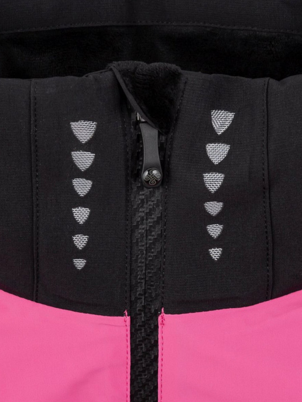 Kilpi Čierno-ružová dámska zimná lyžiarska bunda Kilpi HATTORI