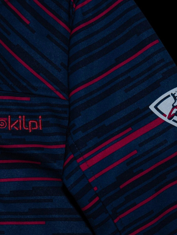 Kilpi Modrá dievčenská vzorovaná softshellová bunda Kilpi RAVIA
